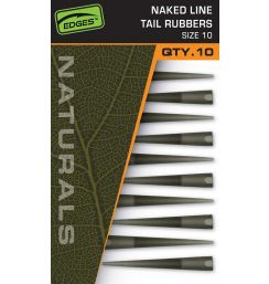 Конуси на Зіг-Ріг Оснастку для Скидування Грузила Fox EDGES™ Naturals Naked Line Tail Rubbers Size-10