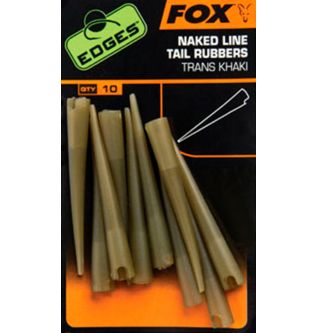 Конус  Безпечної Кліпси для Скидування Грузила Fox EDGES™ Naked Line Tail Rubbers size-7 