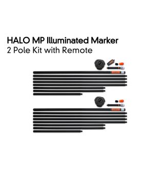 Комплект 2 Стаціонарних Маркерних Буїв з Пультом Fox Halo Illuminated Marker 2 Pole Kit Including Remote