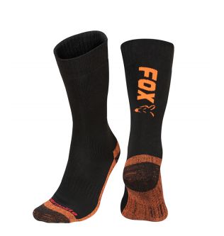 Шкарпетки Fox Collection Black Orange Thermolite long Sock
