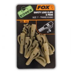Fox EDGES Lead Clip + Pegs / Безопасная клипса + стопор