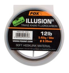 Поводочный материал флюрокарбоновый Fox Edges Illusion Hooklink